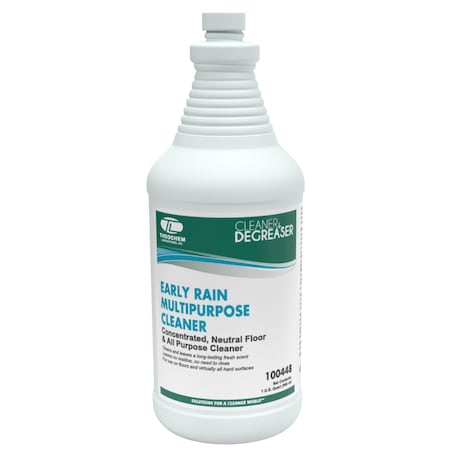 EARLY RAIN MULTIPURPOSE CLEANER - 12/1 QT CASE,Floor Cleaner, 12PK